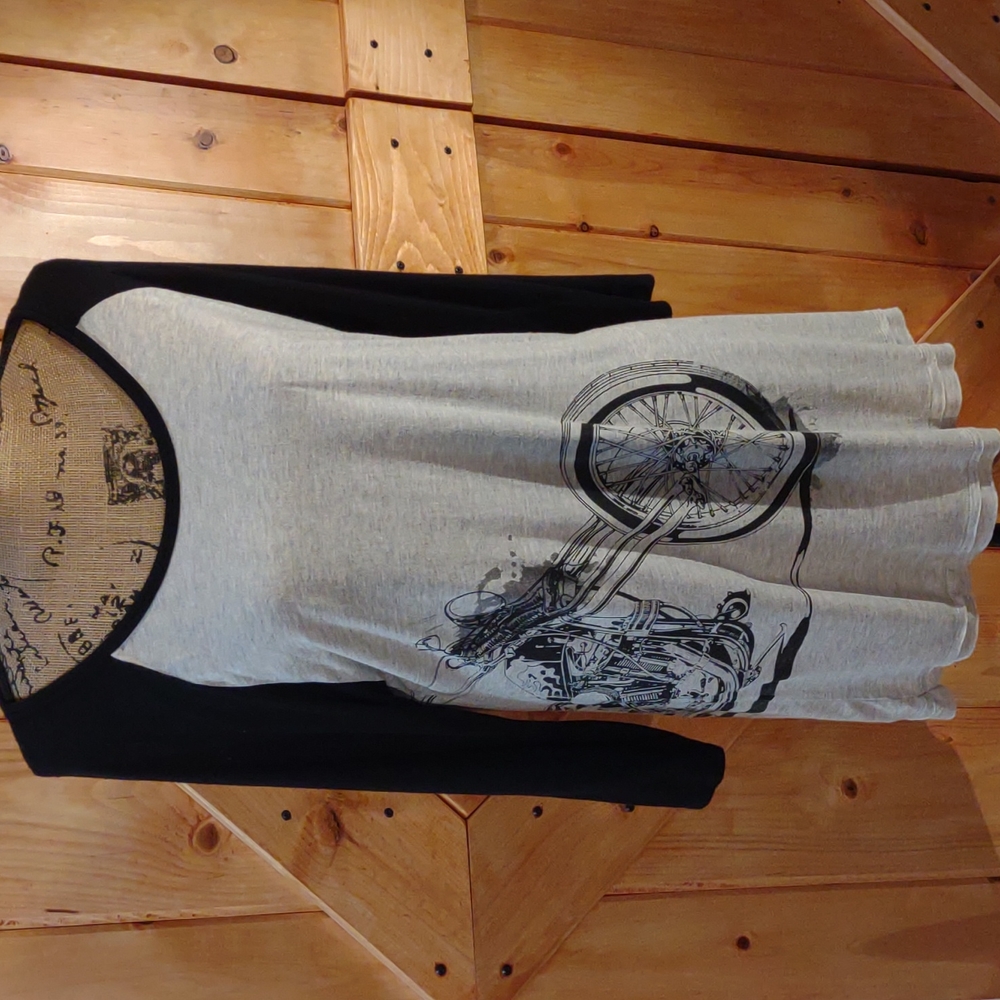 Motorcycle long sleeve tee